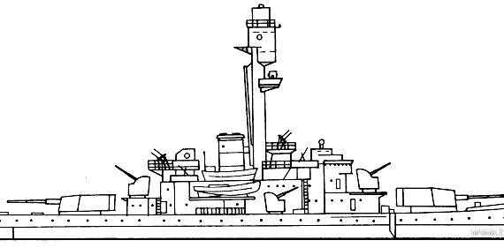Корабль Finland - Vajnamoinen (Coastal defence ship) (1940) - чертежи, габариты, рисунки