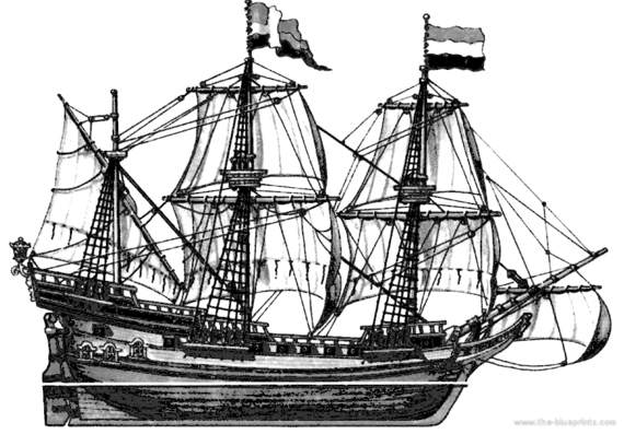 Корабль Fregat - чертежи, габариты, рисунки