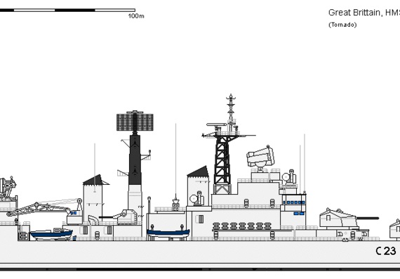 Корабль GB BB GW96A Hood - чертежи, габариты, рисунки