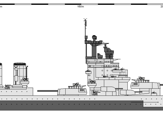 Корабль GB BB K3 - чертежи, габариты, рисунки