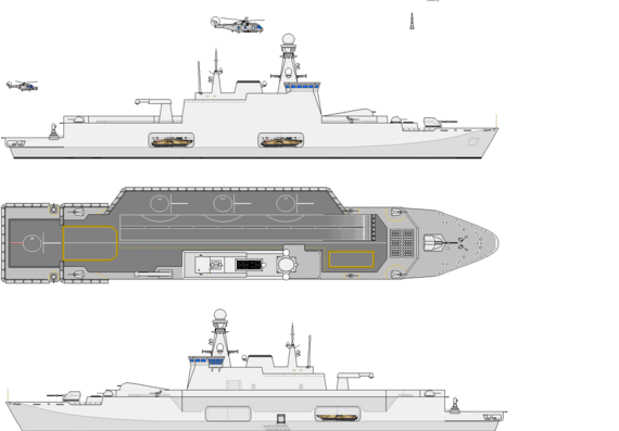 Корабль GB CH Enforcer Aboukir Bay AU - чертежи, габариты, рисунки