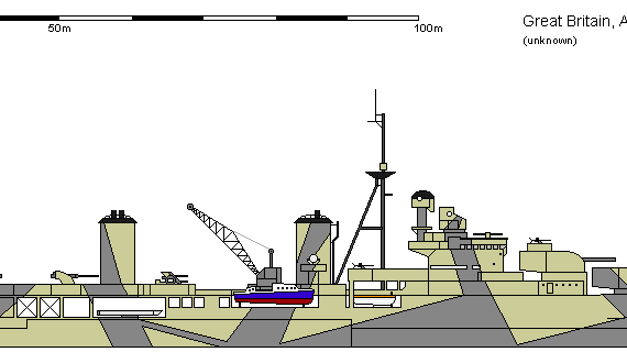 Корабль GB CL Arethusa 2 - чертежи, габариты, рисунки