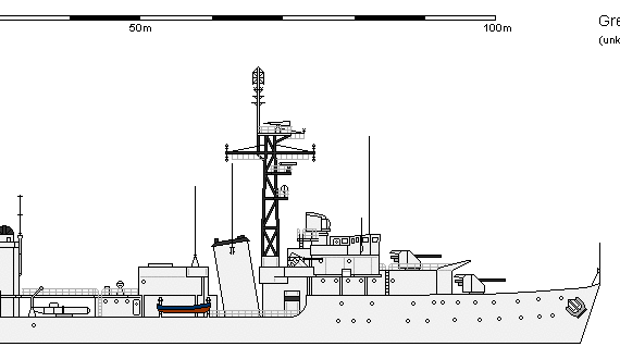 Ship GB DD C - drawings, dimensions, figures