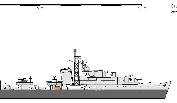 Ship GB DD Ca Caprice - drawings, dimensions, figures