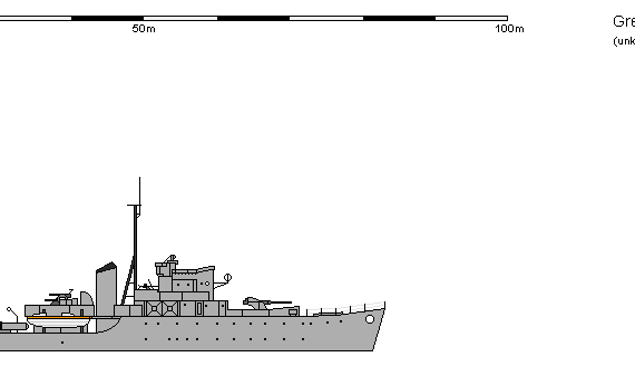 Корабль GB DE Hunt III - чертежи, габариты, рисунки