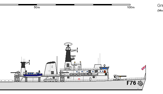 Ship GB FF Mermaid - drawings, dimensions, figures