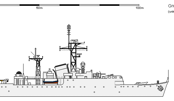 Ship GB FF Type 15 Rapid - drawings, dimensions, figures