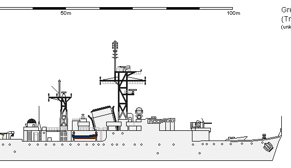 Корабль GB FF Type 15 Rapid Toubridge - чертежи, габариты, рисунки
