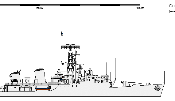 Корабль GB FF Type 81 Tribal - чертежи, габариты, рисунки