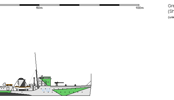 Корабль GB FS Kingfisher Shearwater - чертежи, габариты, рисунки