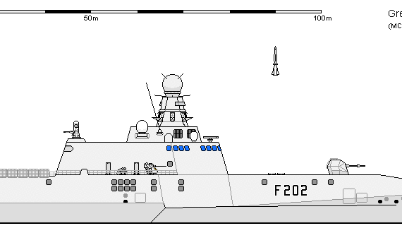 Корабль GB FS LCS-UK FSC AU - чертежи, габариты, рисунки