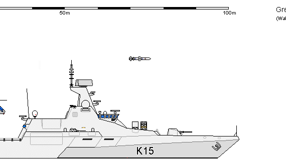 Корабль GB FS VT Cerberus - чертежи, габариты, рисунки