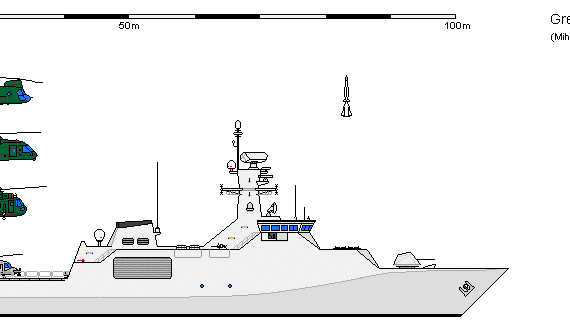 Корабль GB OPV C3 Grandson of a River AU - чертежи, габариты, рисунки
