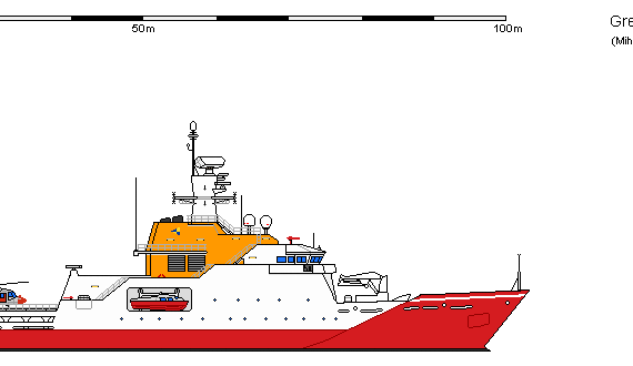 Корабль GB OPV C3 Son of a River AGS AU - чертежи, габариты, рисунки