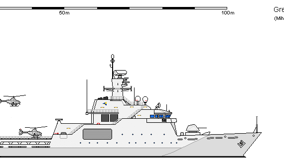 Корабль GB OPV C3 Son of a River LCS AU - чертежи, габариты, рисунки