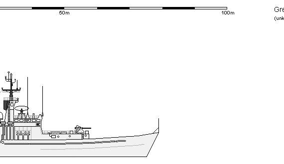 Корабль GB OPV Castle - чертежи, габариты, рисунки