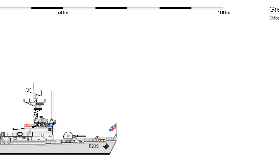Ship GB PB Peacock - drawings, dimensions, figures