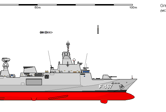 Корабль Gr FS VT Multi-Purpose Corvette - чертежи, габариты, рисунки