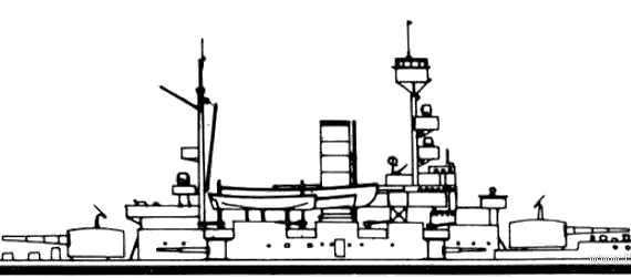 Корабль HDMS Peder Skram (Coastal Defence Ship) - Denmark (1940) - чертежи, габариты, рисунки
