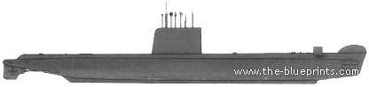 Корабль HMCS Ojibwa (Submarine) (1991) - чертежи, габариты, рисунки
