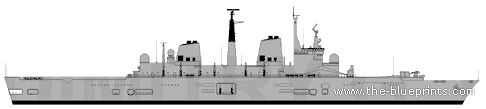 Корабль HMS Ark Royal R07 (Aircraft Carrier) (1986) - чертежи, габариты, рисунки