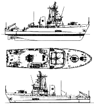 HMS Arun M (Minesweeper) (1987) - drawings, dimensions, pictures