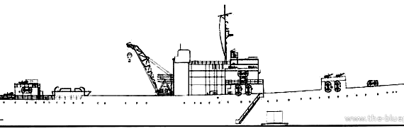 Корабль HMS Bruiser (Boxer class Tank Landing) (1942) - чертежи, габариты, рисунки