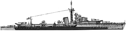 Destroyer HMS Caesar (Destroyer) (1945) - drawings, dimensions, pictures