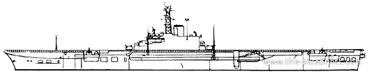 Корабль HMS Centaur R06 (Aircraft Carrier) (1944) - чертежи, габариты, рисунки