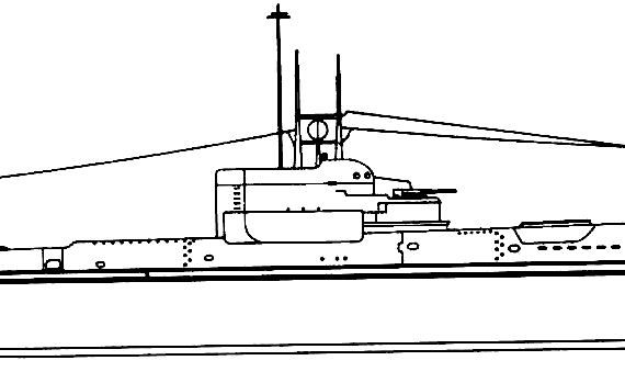 Submarine HMS Clyde (Submarine) - drawings, dimensions, figures