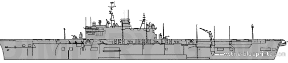 Корабль HMS Eagle R05 (Aircraft Carrier) (1942) - чертежи, габариты, рисунки