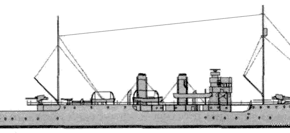 HMS Foxglove (Sloop) (1939) - drawings, dimensions, pictures