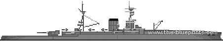 HMS Furious (1917) - drawings, dimensions, pictures