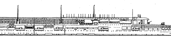 Aircraft carrier HMS Furious (1944) - drawings, dimensions, pictures
