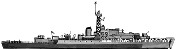 Корабль HMS Glendhu Log (Frigate) (1945) - чертежи, габариты, рисунки