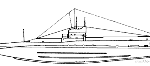 Подводная лодка HMS H-Class (1919) - чертежи, габариты, рисунки