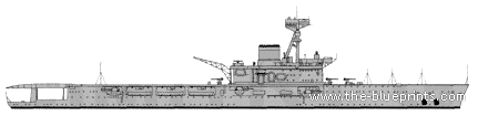 Корабль HMS Hermes (Aircraft Carrier) (1940) - чертежи, габариты, рисунки