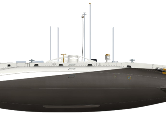 Подводная лодка HMS Holland I (Submarine) - чертежи, габариты, рисунки