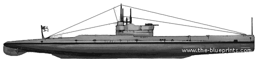 Submarine HMS L23 (1941) - drawings, dimensions, figures