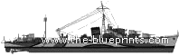 Эсминец HMS Laforey (Destroyer) - чертежи, габариты, рисунки