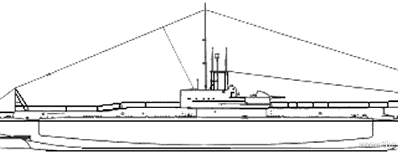 Submarine HMS Regent (1940) - drawings, dimensions, pictures