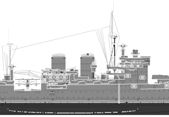 HMS Renown (1939) - drawings, dimensions, pictures