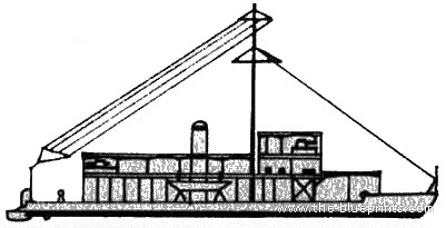 Корабль HMS Sandpiper (River Gunboat) (1936) - чертежи, габариты, рисунки