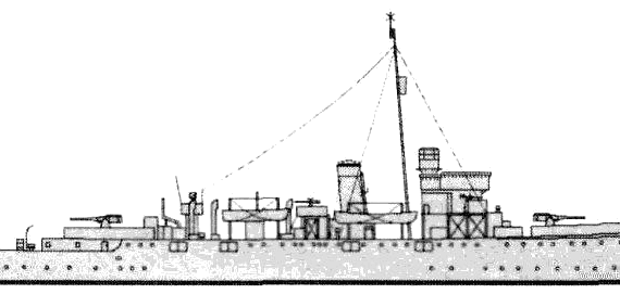 Корабль HMS Shoreham (Sloop) (1943) - чертежи, габариты, рисунки
