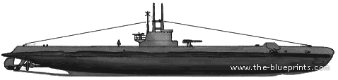 Submarine HMS Spiteful (1943) - drawings, dimensions, pictures