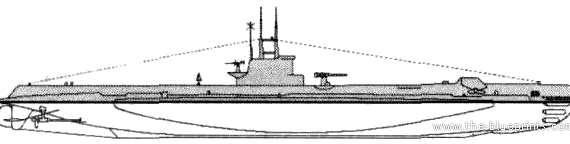 Submarine HMS Spiteful (1945) - drawings, dimensions, pictures