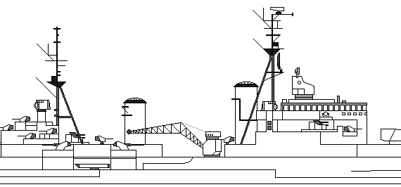 Корабль HMS Swiftsure (Light Cruiser) - чертежи, габариты, рисунки