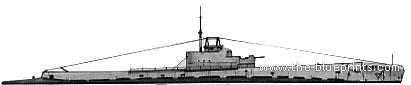 Submarine HMS Thames (1940) - drawings, dimensions, pictures