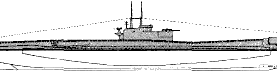 Submarine HMS Thrasher (1945) - drawings, dimensions, pictures