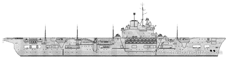 HMS Unicorn (Aircraft Carrier) (1939) - drawings, dimensions, pictures